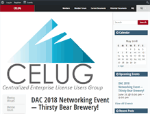 Tablet Screenshot of celug.com